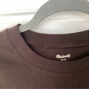 Madewell Dark Brown Crew Neck Tee